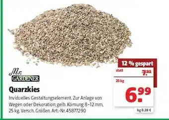 Hagebau Mr gardener quarzkies Angebot