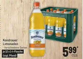 METRO Kondrauer limonaden Angebot