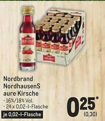 METRO Nordbrand nordhausens aure kirsche Angebot