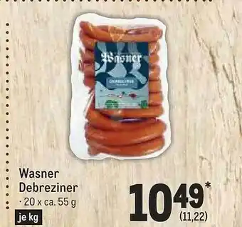 METRO Wasner debreziner Angebot