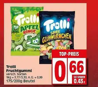 Elli Markt Trolli fruchtgummi Angebot