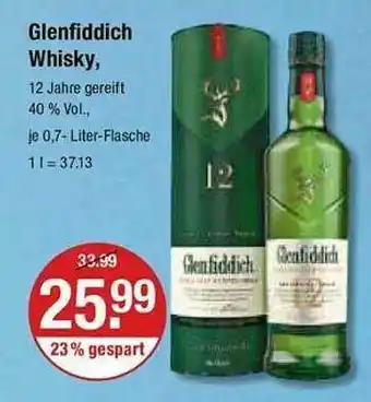 V Markt Glenfiddich whisky Angebot