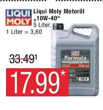 Marktkauf Liqui moly motoröl „10w-40“ Angebot