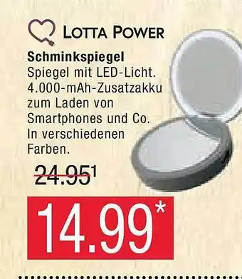 Marktkauf Lotta power schminkspiegel Angebot