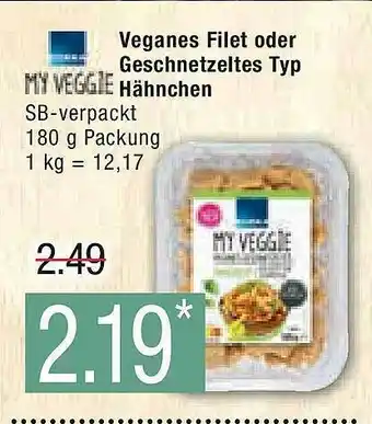 Marktkauf My veggie veganes filet oder geschnetzeltes typ hähnchen Angebot