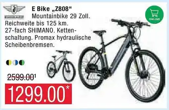 Marktkauf E bike „z808“ Angebot