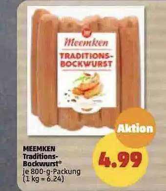 PENNY Meemken traditions-bockwurst Angebot