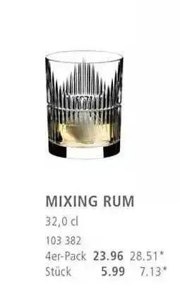 Selgros Mixing rum Angebot