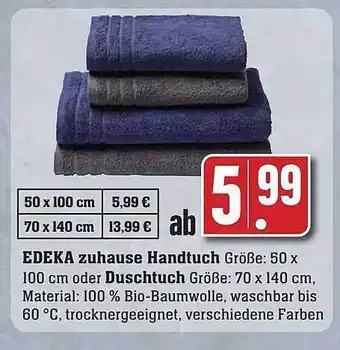 Edeka Edeka zuhause handtuch oder duschtuch Angebot