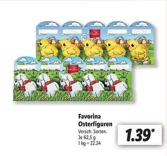 Lidl Favorina osterfiguren Angebot