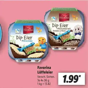 Lidl Favorina löffeleier Angebot