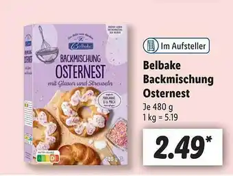 Lidl Belbake backmischung osternest Angebot