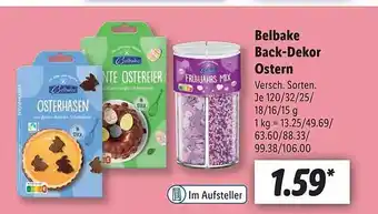 Lidl Belbake back-dekor ostern Angebot