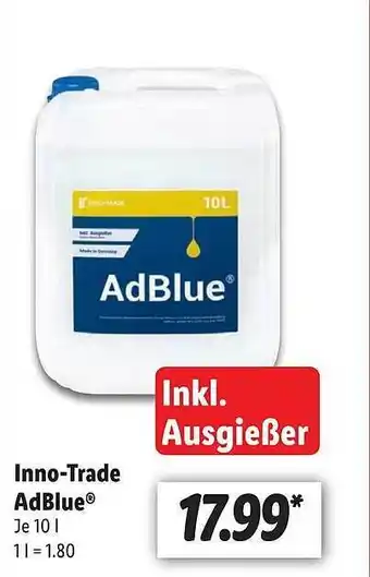 Lidl Inno-trade adblue Angebot