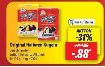 Lidl Original halloren kugeln Angebot