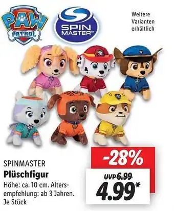 Lidl Spinmaster plüschfigur Angebot