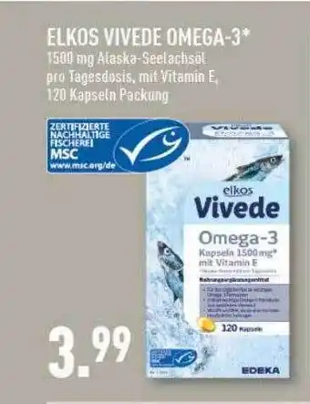 Marktkauf Elkos vivede omega-3 Angebot