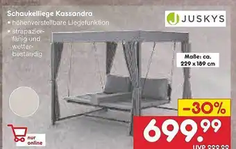 Netto Marken-Discount Juskys schaukelliege kassandra Angebot