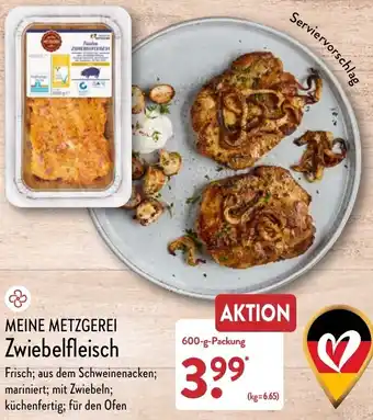 Aldi Nord Meine Metzgerei Zwiebelfleisch 600 g Packung Angebot