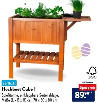 Aldi Nord Hochbeet Cube 1 Angebot