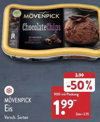 Aldi Nord Mövenpick Eis 900 ml Packung Angebot