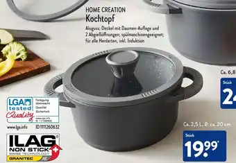 Aldi Nord Home Creation Kochtopf Angebot