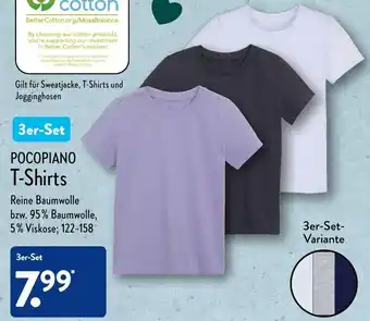 Aldi Nord Pocopiano T-Shirts 3er Set Angebot