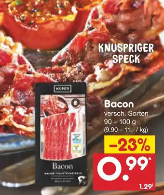 Netto Marken-Discount Kuper Bacon 90-100 g Angebot