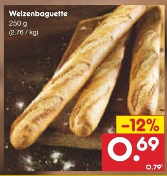 Netto Marken-Discount Weizenbaguette 250 g Angebot