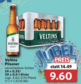 Combi Veltins Pilsener 24x0,33L Angebot