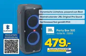 Euronics Berlet Jbl partybox 310 Angebot