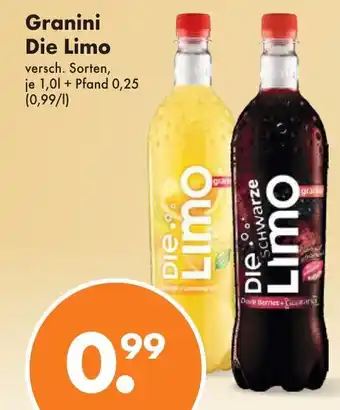 Trink und Spare Granini Die Limo 1L Angebot