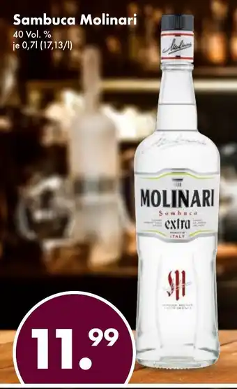 Trink und Spare Sambuca Molinari 700ml Angebot