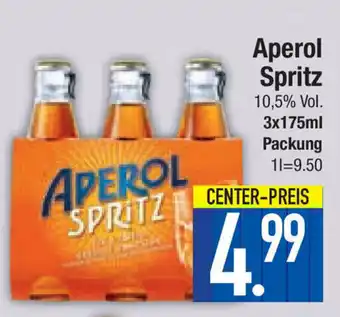 E-Center Aperol Spritz 3 x 175 ml Packung Angebot