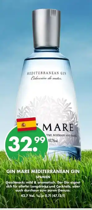 Trink und Spare Gin Mare Mediterranean Gin 700ml Angebot