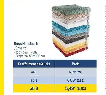 METRO Ross handtuch „smart“ Angebot