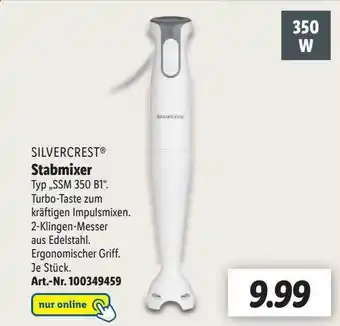 Lidl Silvercrest stabmixer ssm350b1 Angebot