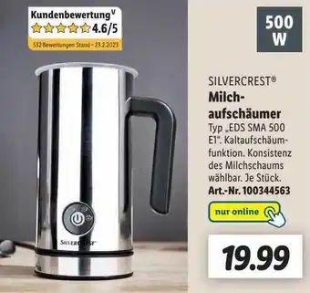 Lidl Silvercrest milchaufschäumer Angebot