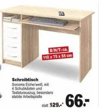 Repo Markt Schreibtisch Angebot