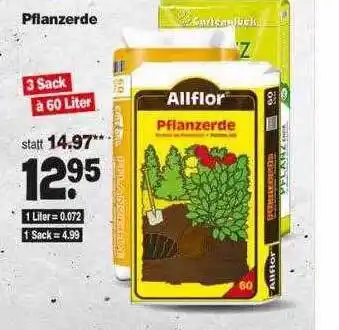 Repo Markt Pflanzerde allflor Angebot