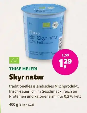 Biomarkt Thise Mejeri Skyr Natur 400g Angebot