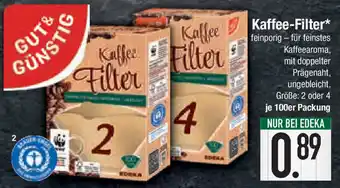 E-Center Kaffee Filter 100er Packung Angebot