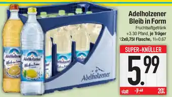 E-Center Adelholzener Bleib in Form 12x0,75L Flaschen Angebot