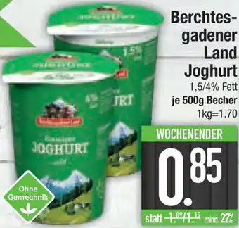 E-Center Berchtesgadener Land Joghurt 500 g Becher Angebot