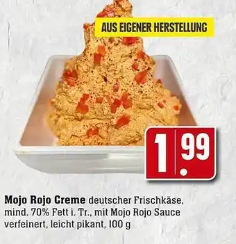 Scheck-in-Center Mojo rojo creme Angebot