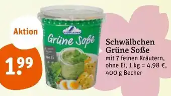 tegut Schwälbchen Grüne Soße 400 g Becher Angebot