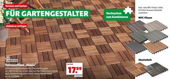 Hagebau Mr. Gardener Terrassenfliese Akazie Angebot