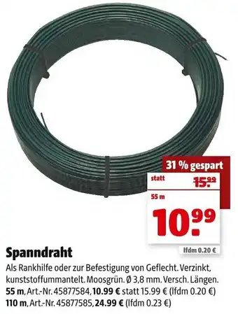 Hagebau Spanndraht Angebot