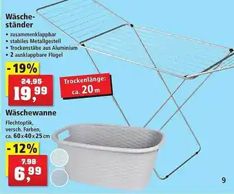 Thomas Philipps Wäscheständer, wäschewanne Angebot