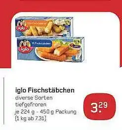 akzenta Iglo fischstäbchen diverse sorten Angebot